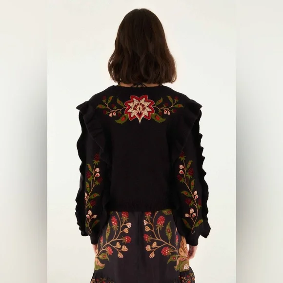 Farm Rio: Black Berry Embroidery Knit
Cardigan - Picture 5 of 12